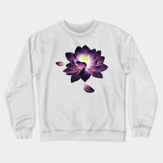 Black Lotus Crewneck Sweatshirt by KaylaNostrade